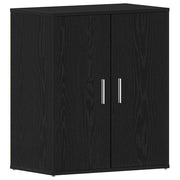 Scarpiera | Mobile per scarpe Rovere Nero 60 x 35 x 70 cm Legno multistrato