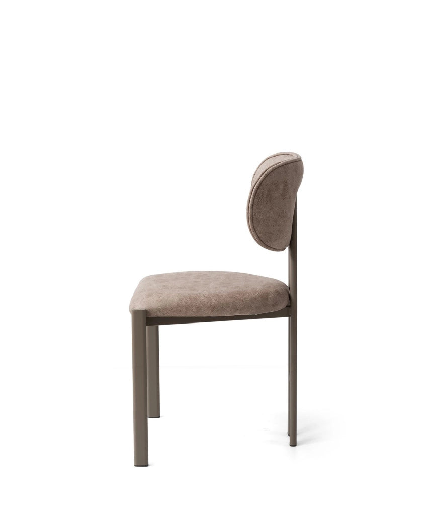 Set di sedie in metallo "Muriz" (2 pezzi) - Visone
