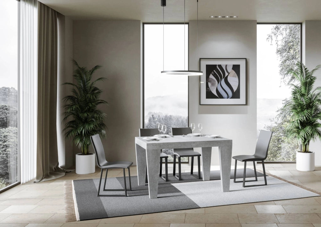Tavolo allungabile 90x130/234 cm Spimbo Premium Cemento