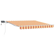 Tenda da Sole | Tenda Retrattile Giallo e Arancione 350 x 250 cm