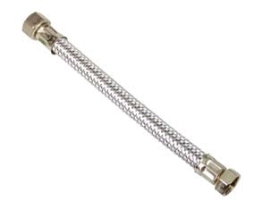 FLESSIBILE INOX F3/8 - F3/8- - F 3/8 F 3/8 cm.35 - 10 pezzi AGLAIA