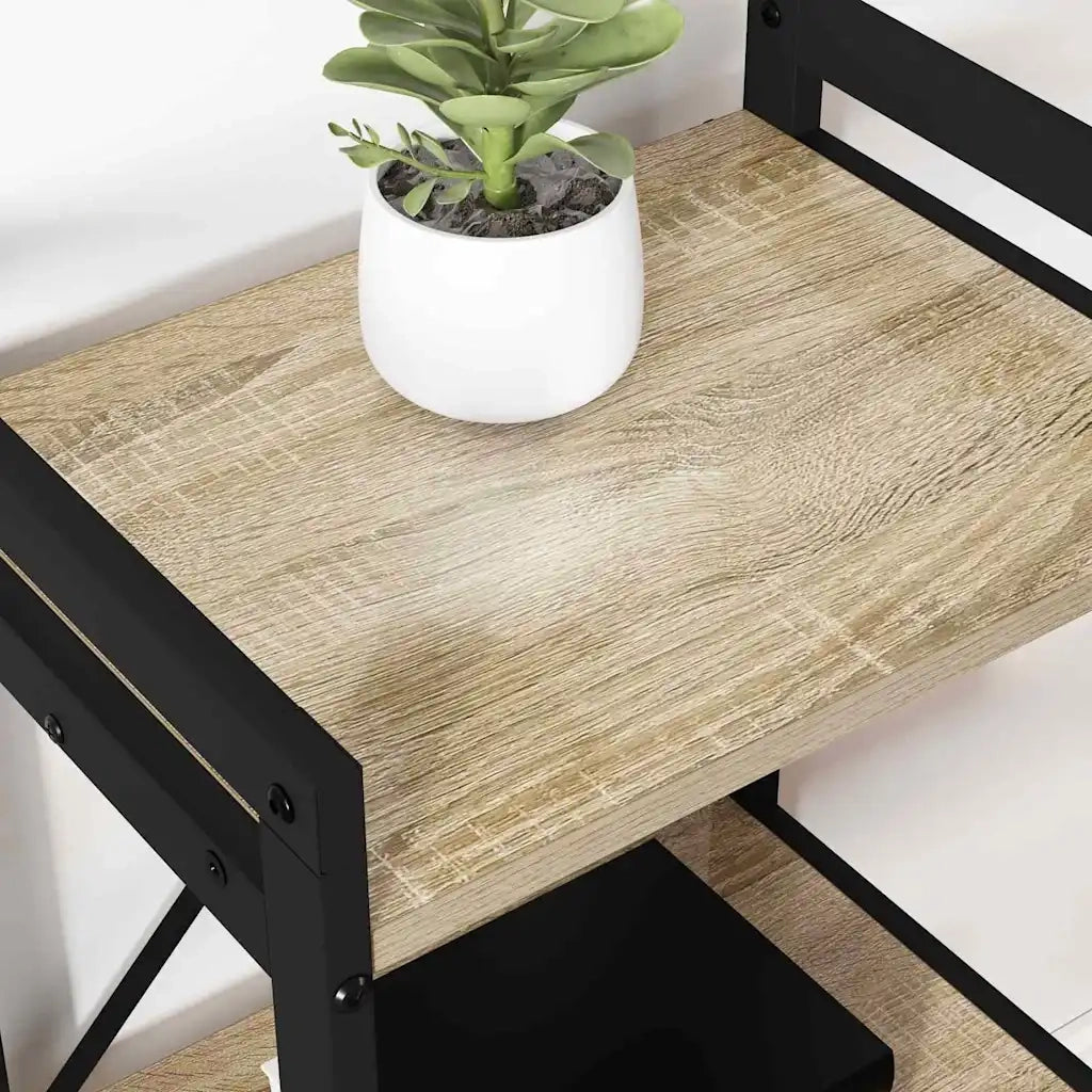 vidaXL Libreria rovere sonoma 40 x 30 x 48.5 cm Legno multistrato