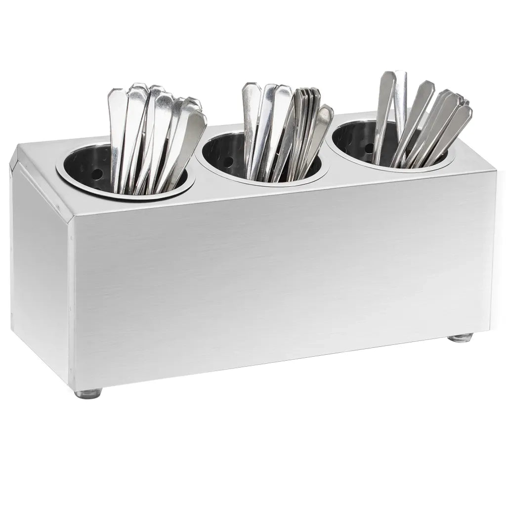 Portaposate con 3 Inserti Rettangolare in Acciaio Inox CFW5516052