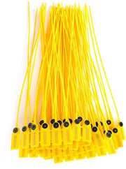 Afdichtingen per 100 Stk - Kit di Sicurezza per Trasporto - Beveiligingsafdichting 40 Cm - Materiale PP - Piastra in Acciaio - Adatto per Trasporto Logistico - Afdichtingen di Confezione
