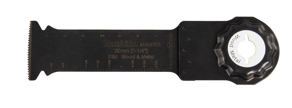 Lama multifunzione Makita tagli affondamento Starlock Max legno metallo B-66400