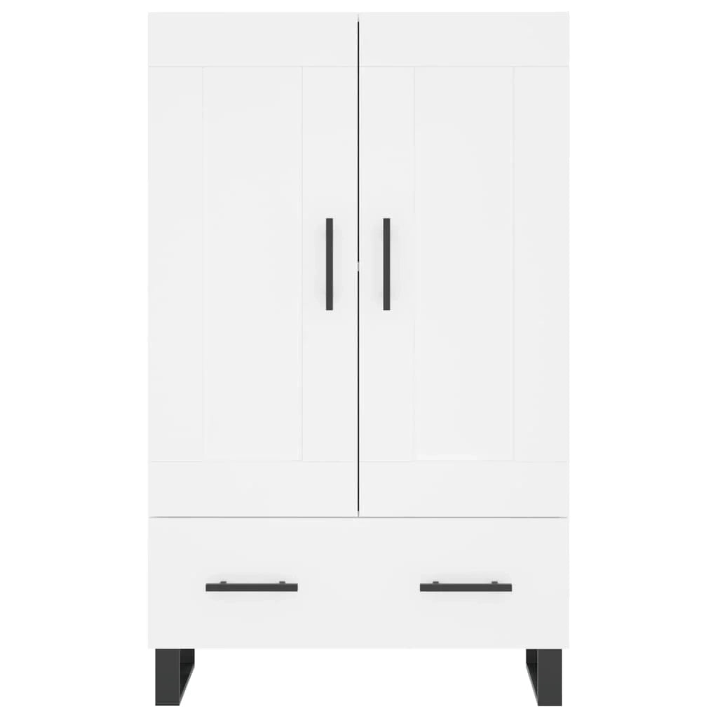 Buffet credenza cassettiera mobiletto mobile contenitore organizer cucina soggiorno salotto alto 69,5 x 31 x 115 cm legno ingegnerizzato bianco 02_0032504