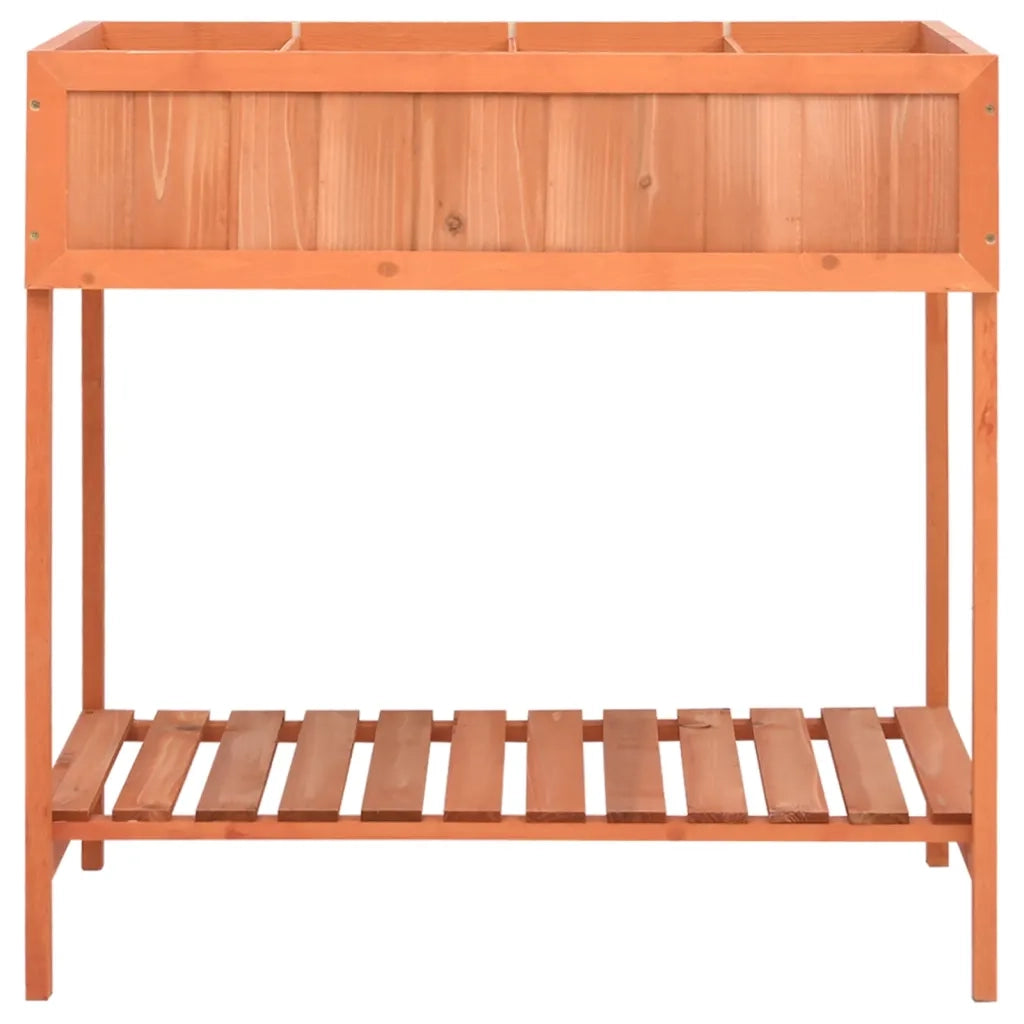 Fioriera per Erbe Aromatiche-Vaso da Esterno-Contenitore per Piante 80x60x80cm Legno Massello di Abete