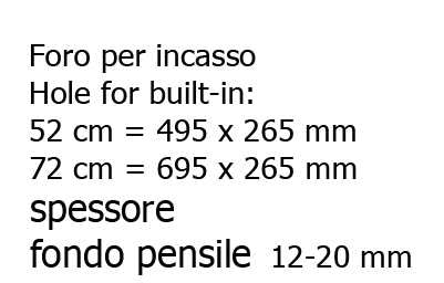 BLOCK INOX cm 72 - Inox, Zincato - 800 m3/h