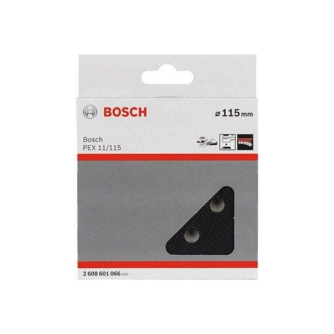 Bosch 2608601066 Platorello Morbido di Ricambio 115mm 8 Fori Velcro per Levigatrice Orbitale PEX 115