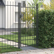 vidaXL Cancello per recinzione Grigio 100 x 200 cm