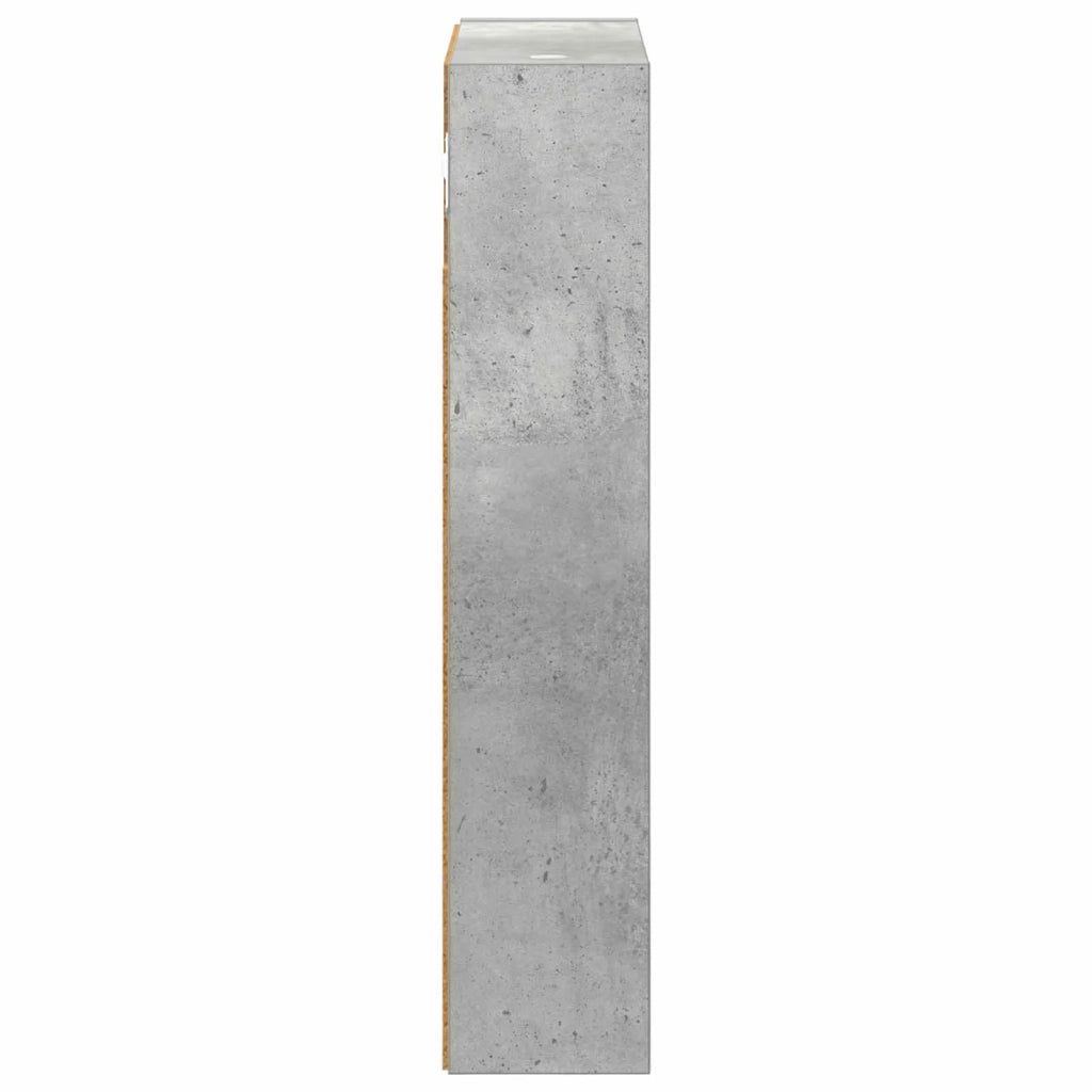 Armadio da bagno a muro Grigio Cemento 30 x 10 x 50 cm 889314