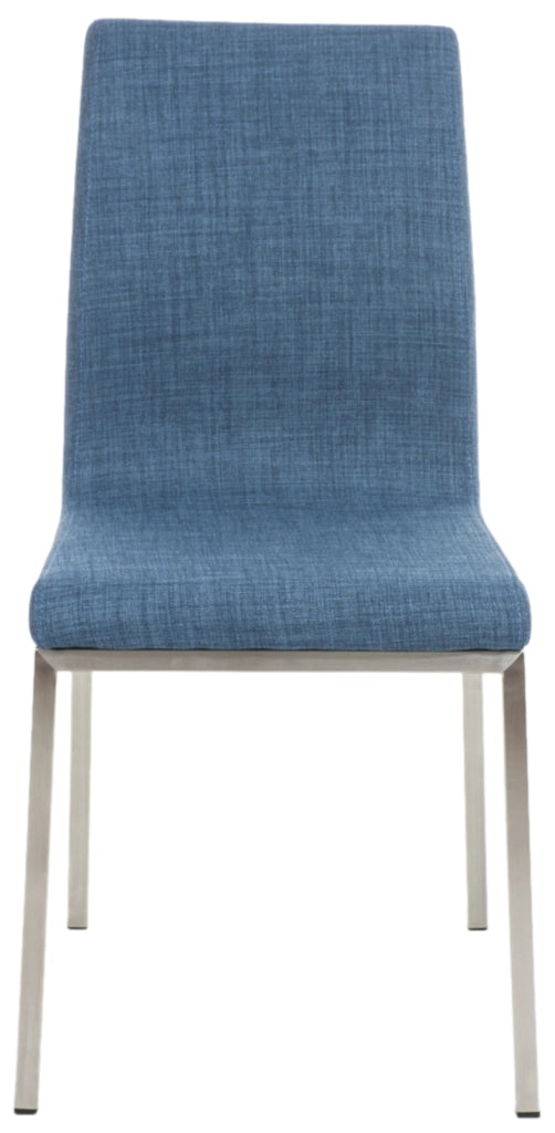 Set di 2 sedie da pranzo Colmar Fabric blu