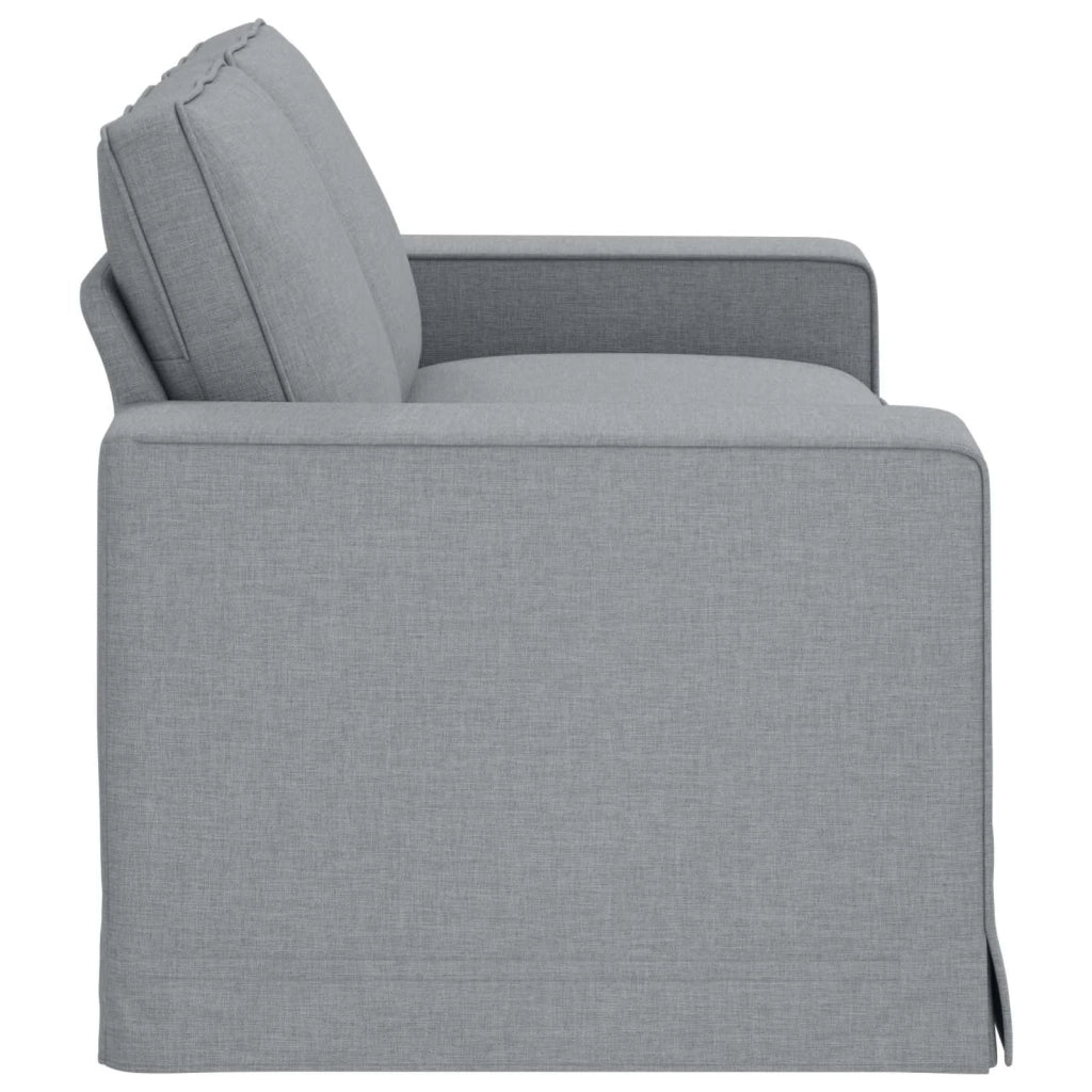 Divano | Divano da soggiorno | Sofa Grigio chiaro 182 x 80 x 82 cm Tessuto