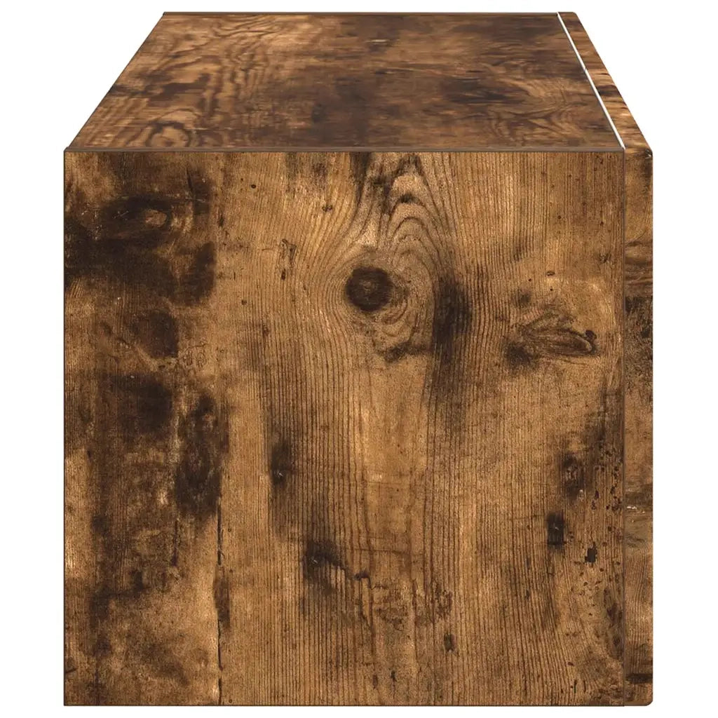 Mobile TV da parete-Mobile TV a Muro-Credenza TV Rovere fum¨¦ 60 x 31 x 29.5 cm 950608