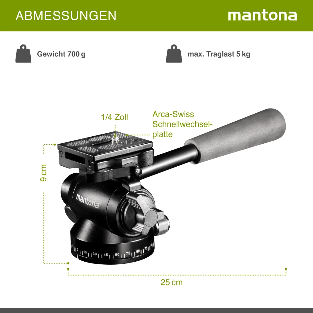 Mantona Pan 360 video panhead