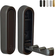 Hanger da Parete Opaca con Maniglia Ripiegabile, Inclusa la Fissazione e le Viti, Peso di Sostegno 33lb, da Murare in Bagno, Cucina e Armadio