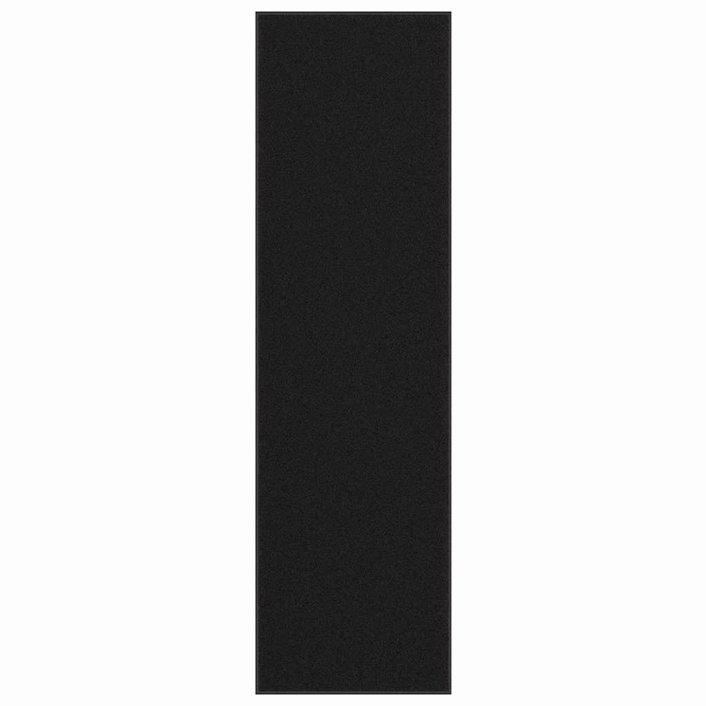 Zerbino nero 115 x 400 cm antiscivolo flessibile per uso interno ed esterno stile contemporaneo nero PP 02_0058156