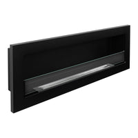 Camino a Bioetanolo da Incasso 120x15x40 cm Livorno 120 Nero