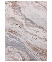Tappeto NEVADA 9155 beige grigio cm.140x200 stile moderno effetto marmo