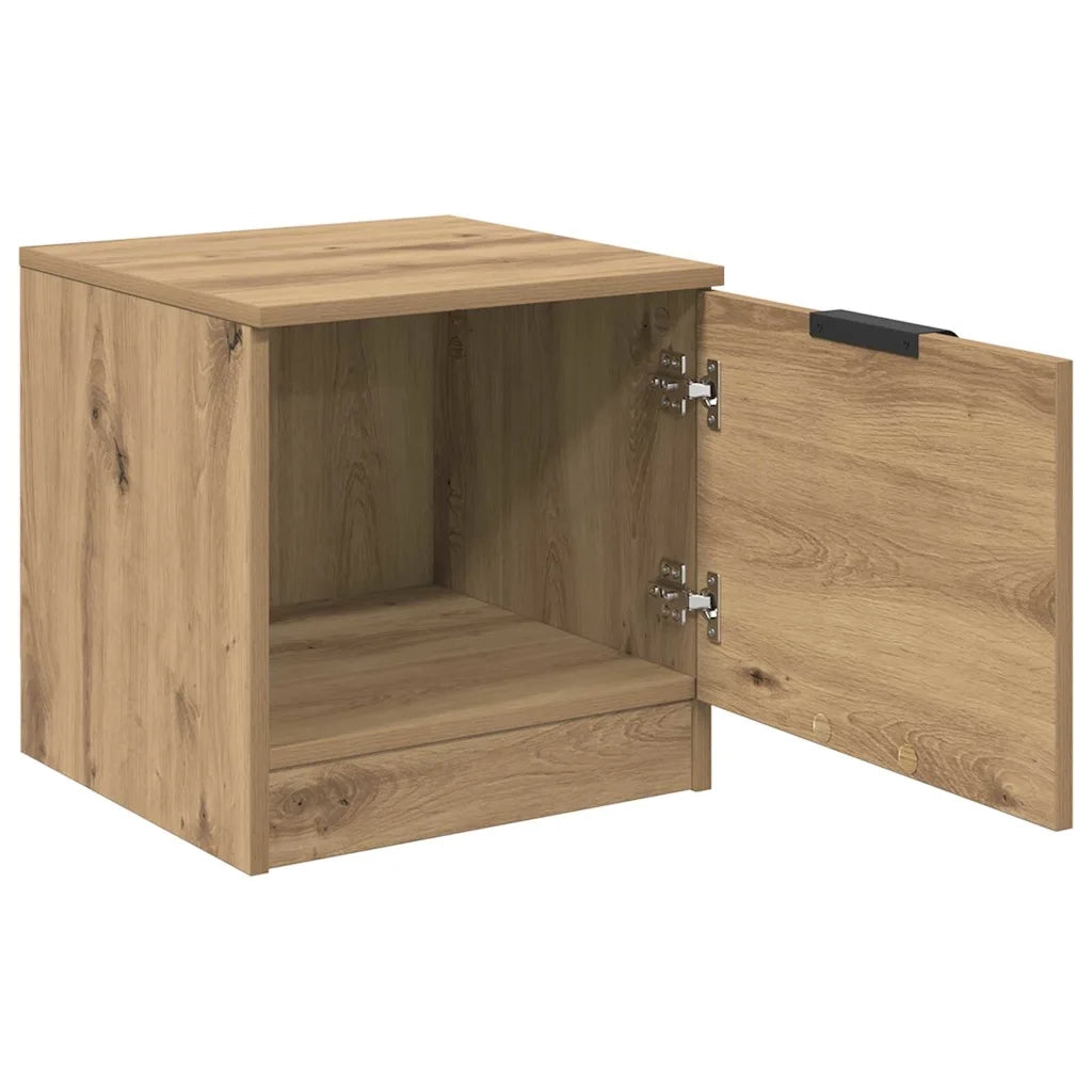 Armadietto per letto 2 pz Rovere artigianale 40 x 39 x 40cm CFW2476456