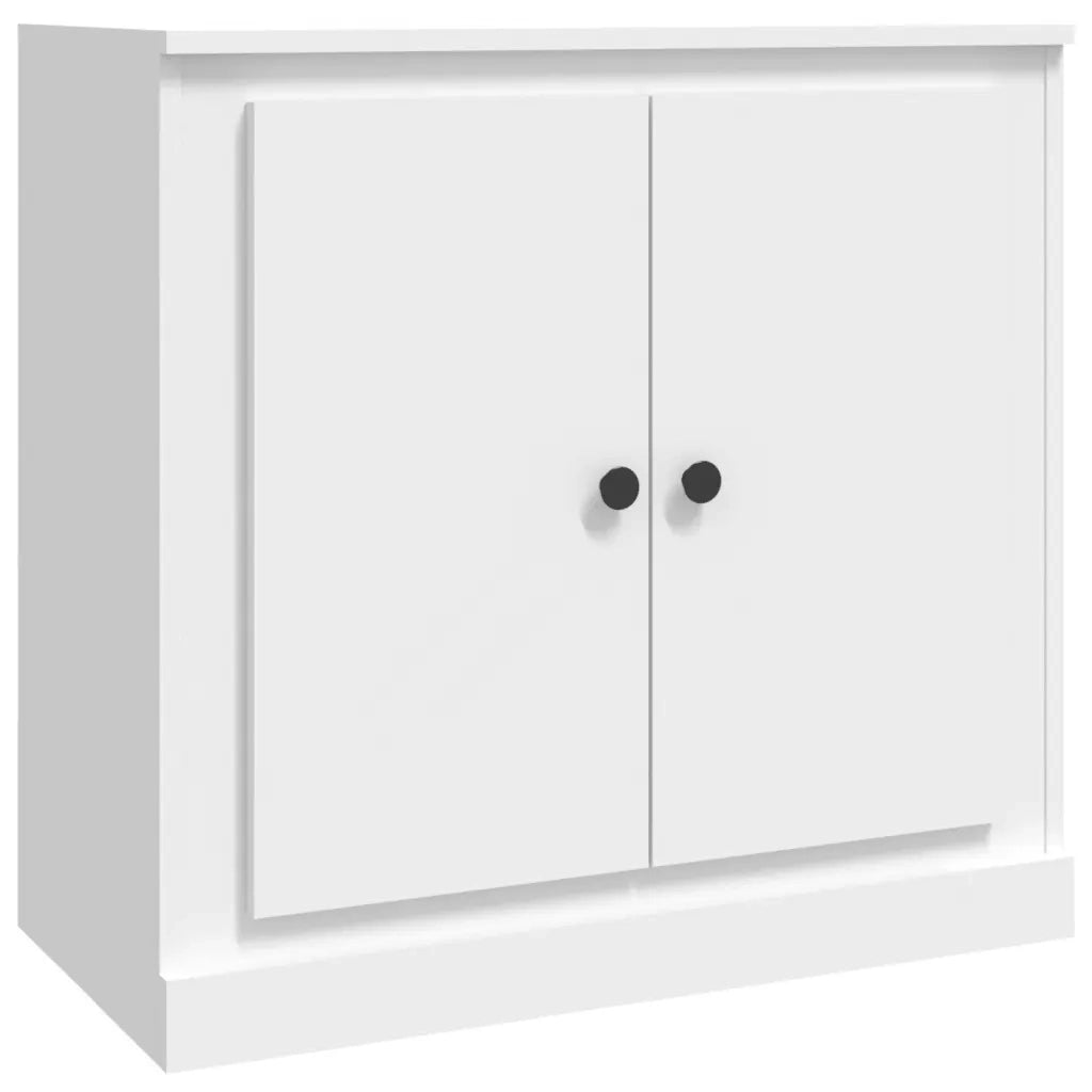 Credenza-Buffet-Armadio da cucina Bianca 70x35,5x67,5 cm in Legno Multistrato 457585