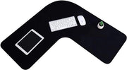 Matrice L a forma di topo - impermeabile - gaming/ufficio - 92 cm - nero