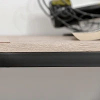 Tavolo da Bar con 2 Sedie, Set da 3 Pezzi in MDF naturale, 89x45x87 cm, Nero