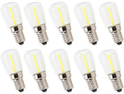 Lampadine LED Mini Dimmabili - Fitting E14 - 10 Pezzi - Alta Luminosità - 1,5 W - Lampada a Olio