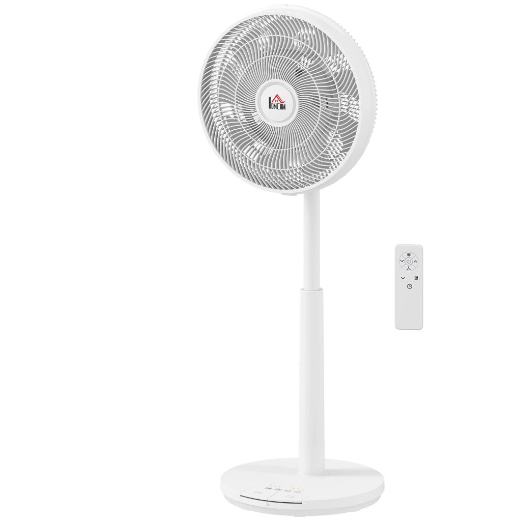 Ventilatore 3 Modi LED Oscillante ¨C zephmum ¨C Plastica Bianco