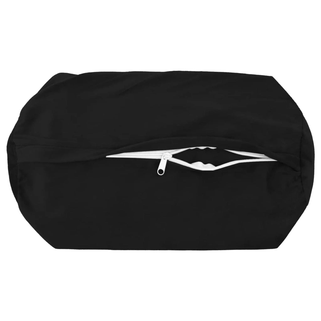 Cuscino con cuscino HEERLEN 2 pz Nero Velluto 929995