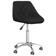 Sedia da Pranzo Girevole Nera in Similpelle cod mxl 55100