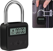 Blocco di sicurezza per cucina con display LCD caricabile via USB, massimo 99 ore, timer per prevenire cattive abitudini.