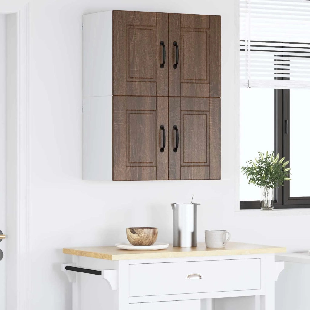 Pannello lavastoviglie 2 pcs Rovere Marrone 60 x 31 x 40 cm 885280