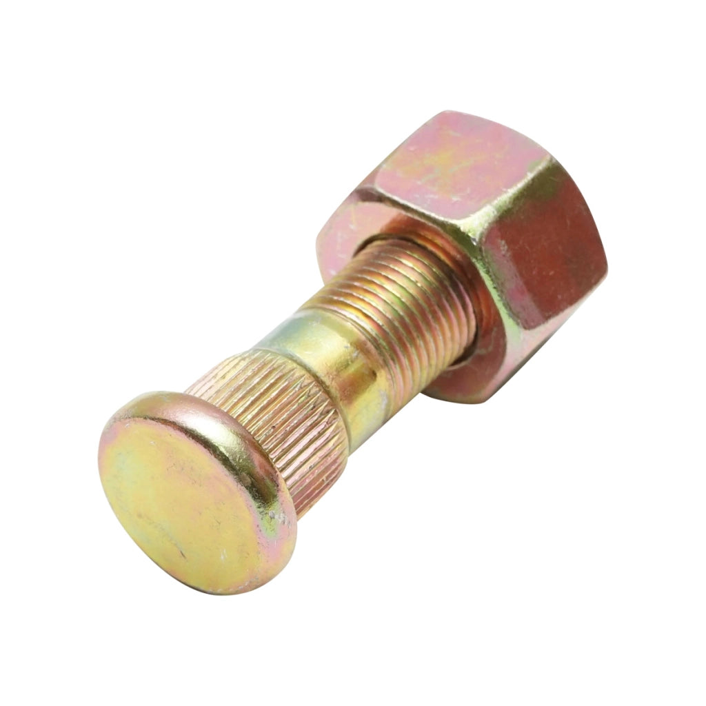 Prigioniero con dado ruota posteriore per Massey Ferguson , Case IH  e Ford  Codici OEM: 881162M2, 881162M1, 957E1120, 81815912, C5NN1120F, 3047575R2, 3047575R3, 81717274