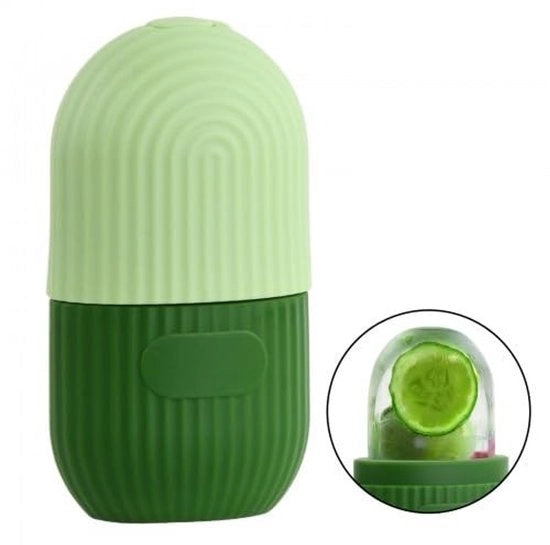 Apparecchio per massaggi facciali con rullo - Modello per tonificare la pelle - Apparecchio per massaggi facciali con rullo - Rullo per la cura della pelle - Design ergonomico - Modello innovativo e pratico - Rullo per massaggi facciali