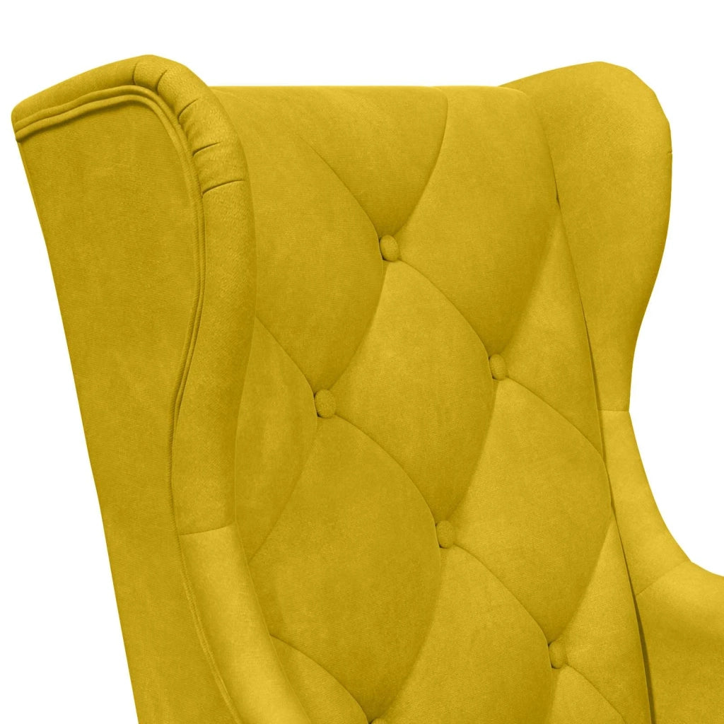 poltrona Giallo Velluto 42029913