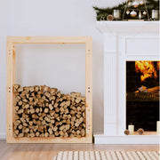 Portalegna 80x25x100 cm in Legno Massello di Pino 822417