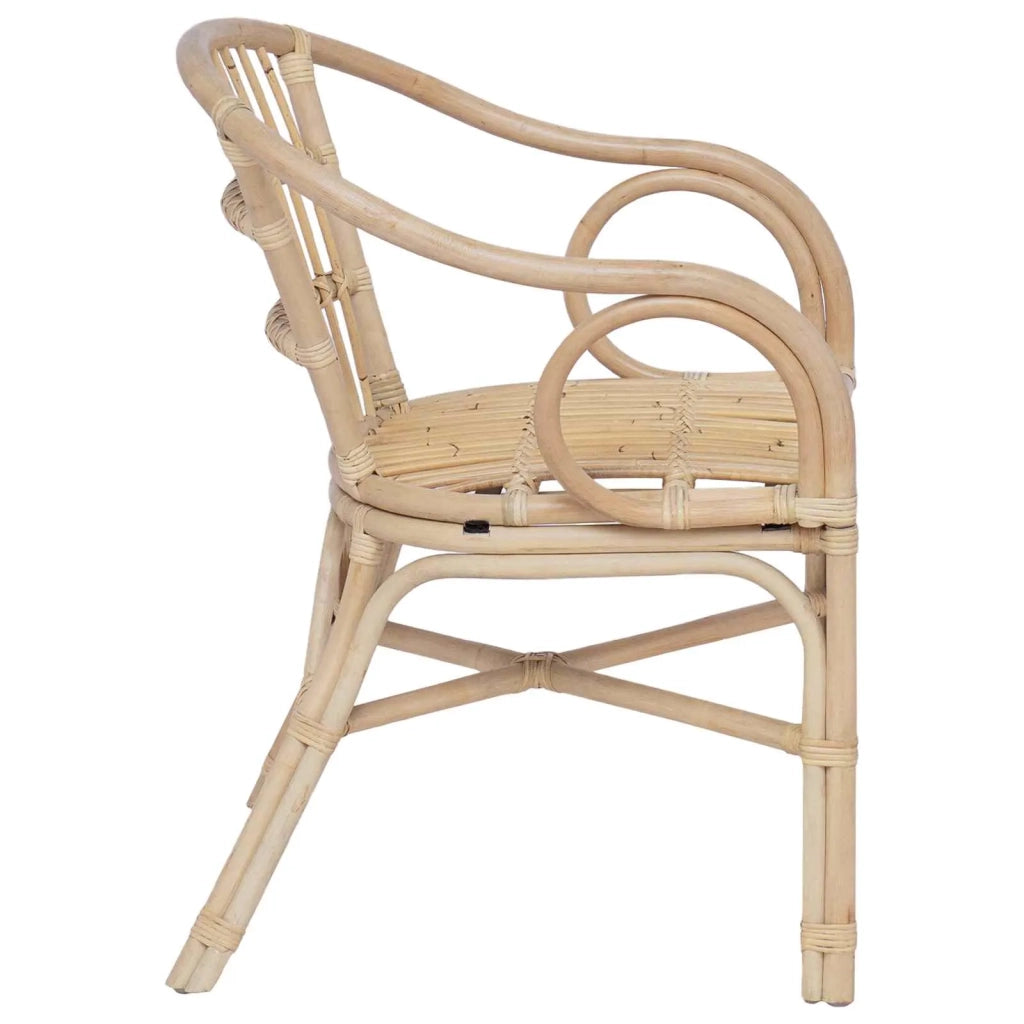 Sedia Impilabile Naturale 58 x 60 x 81 cm Rattan