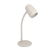 Lampada Scrivania Moderna Carlo Acciaio Marrone 1 Luce E14 Ip20