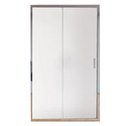 Porta Parete Doccia 102 cm 1 anta Scorrevole in Cristallo Opaco 6mm H195 Bonussi Tosca