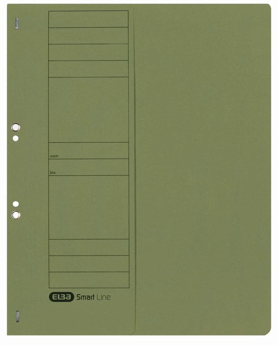 Nietmacchina A4, 1/2 caffè, carta, nietmacchina ufficio, verde, 50 pezzi