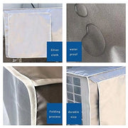 Copertura per condizionatori d'aria - acqua, polvere e UV resistente - freddo resistente - dimensioni 72 x 26 x 57 cm - materiale Oxford argentato - coperture per condizionatori d'aria
