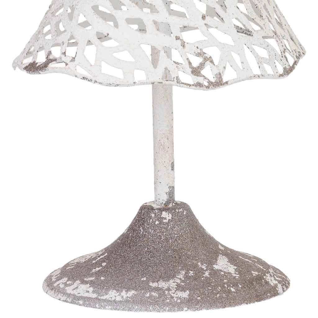 Set di 2 alberi in metallo bianco, 15x15x53 cm e 13x13x45 cm (altezza)
