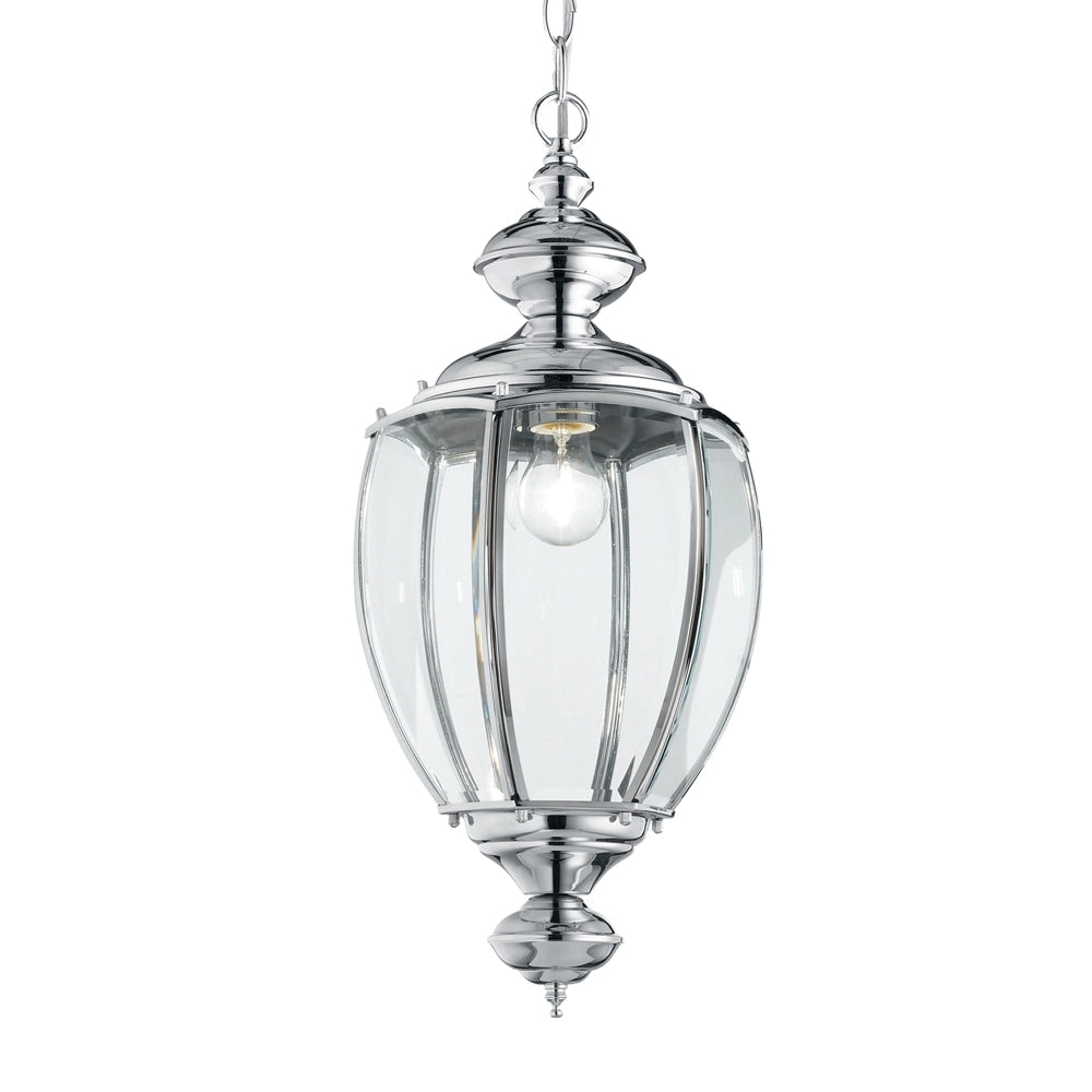 Sospensione Rustica-Country Norma Metallo Cromo 1 Luce E27