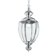 Sospensione Rustica-Country Norma Metallo Cromo 1 Luce E27