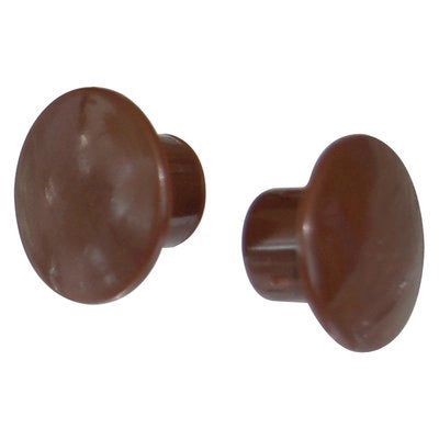 TAPPO COPRIFORO - PLASTICA MARRONE MM  8- 500 pezzi