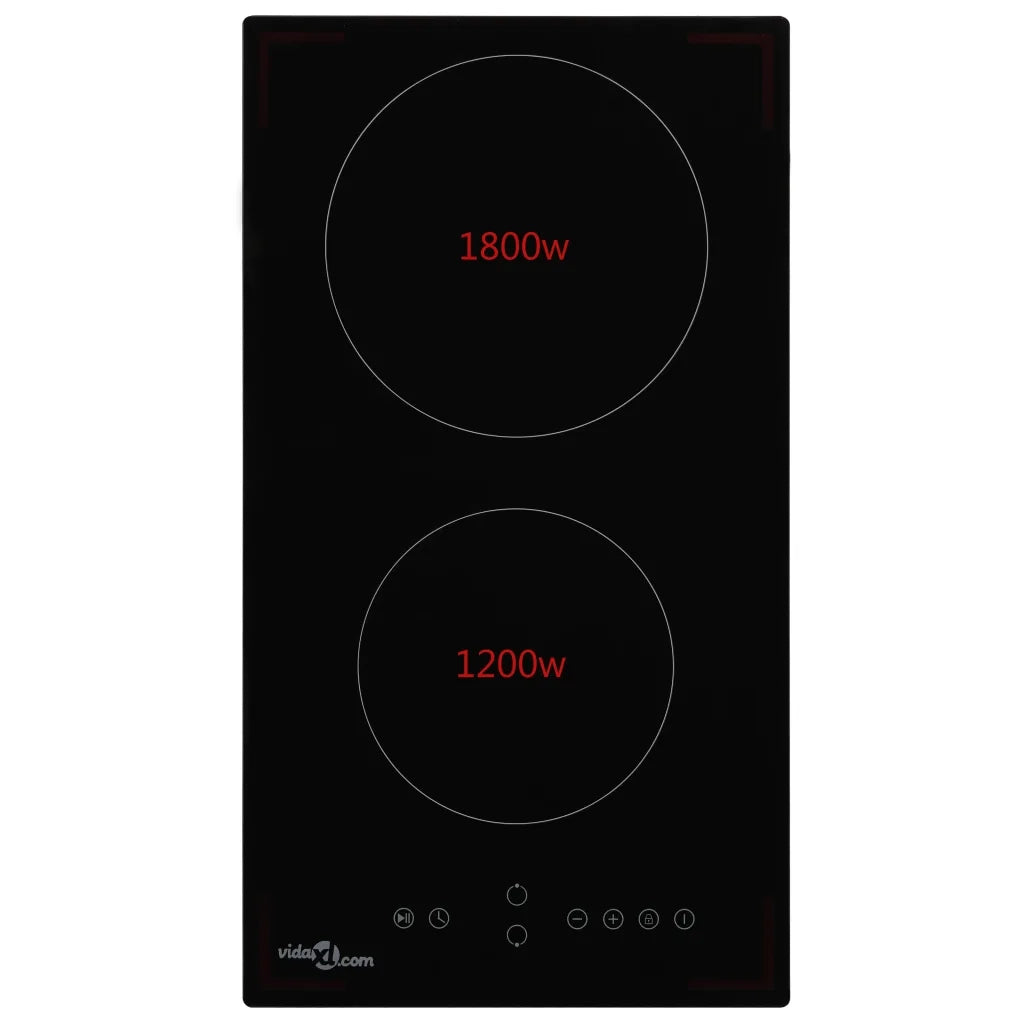 Piano Cottura in Ceramica con 2 Zone e Controlli Touch 3000 W CFW7830277