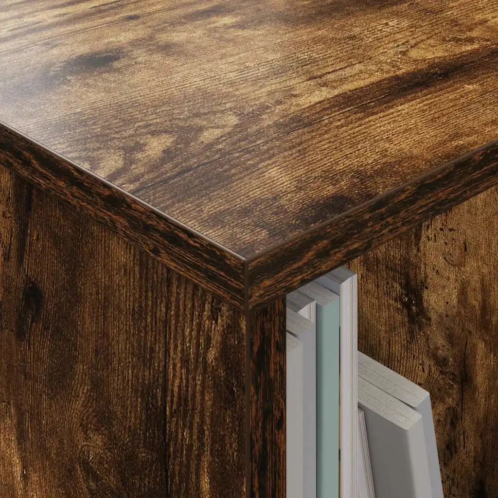 Scaffale per riviste Rovere fumé 102 x 30 x 45 cm 890964