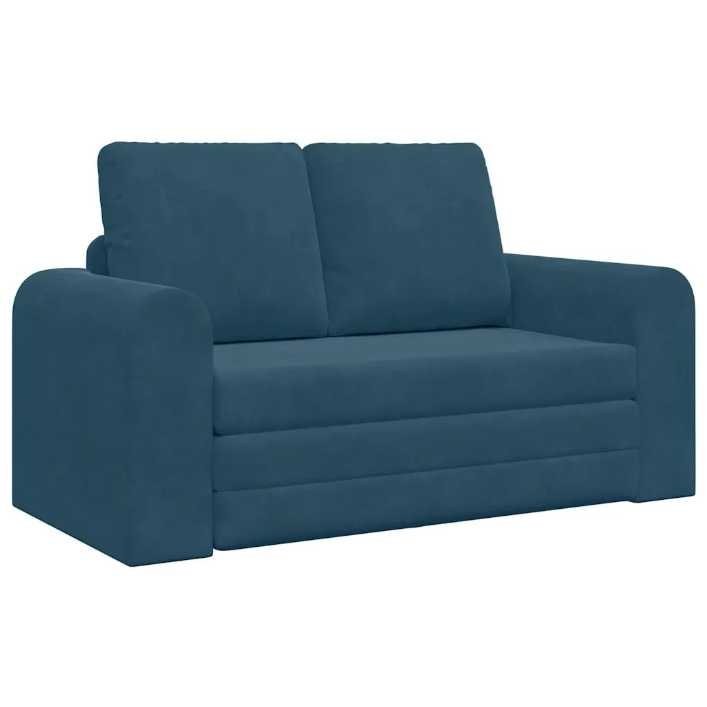 vidaXL Divano letto Blu 148 x 71 x 83 cm Velluto