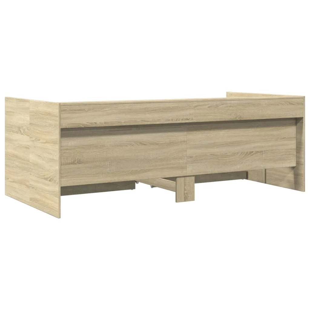 Divano Letto con Cassetti senza Materasso 75x190 cm